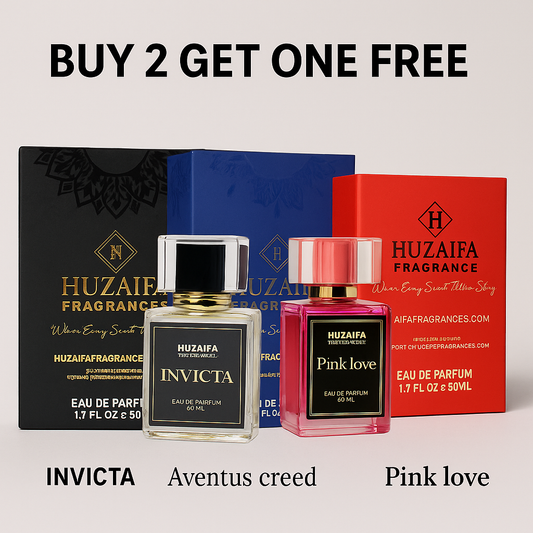 Buy 2 Get 1 FREE Perfume Bundle! - Huzaifa Fragrance